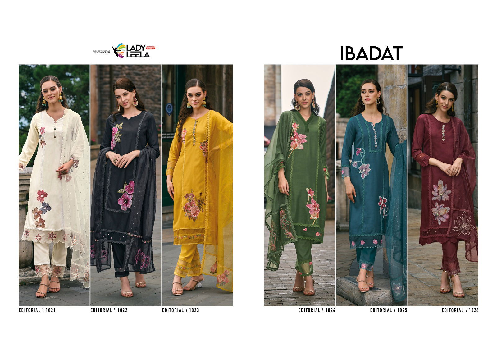 Ibadat Lady Leela Designer Readymade Suits Catalog